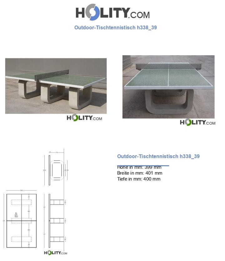 Outdoor-Tischtennistisch h338_39