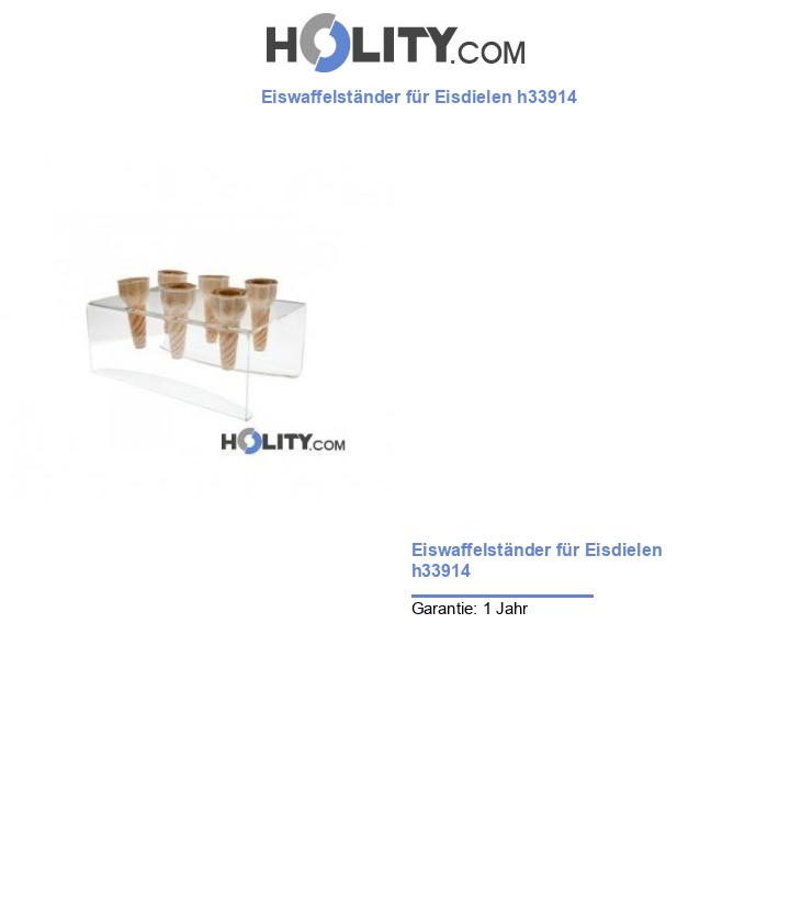 Eiswaffelständer für Eisdielen h33914