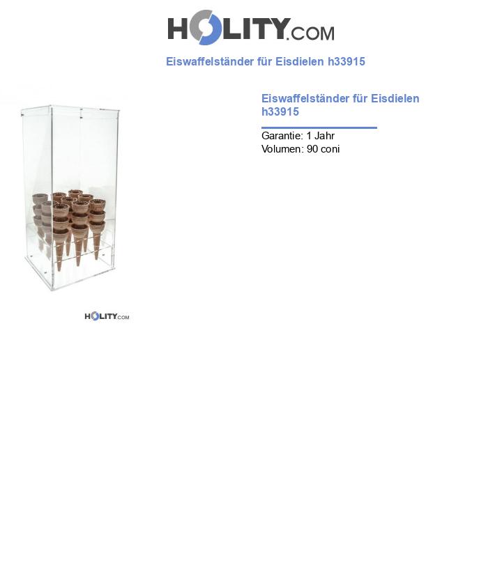 Eiswaffelständer für Eisdielen h33915