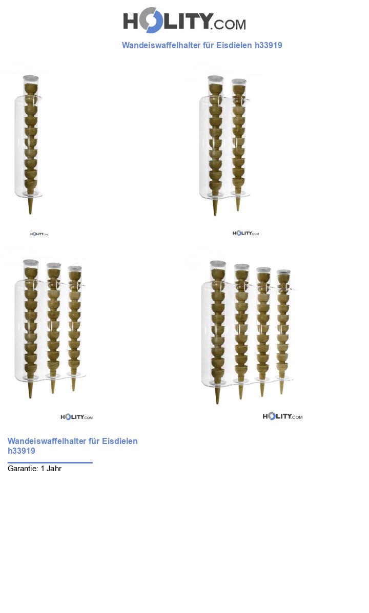 Wandeiswaffelhalter für Eisdielen h33919