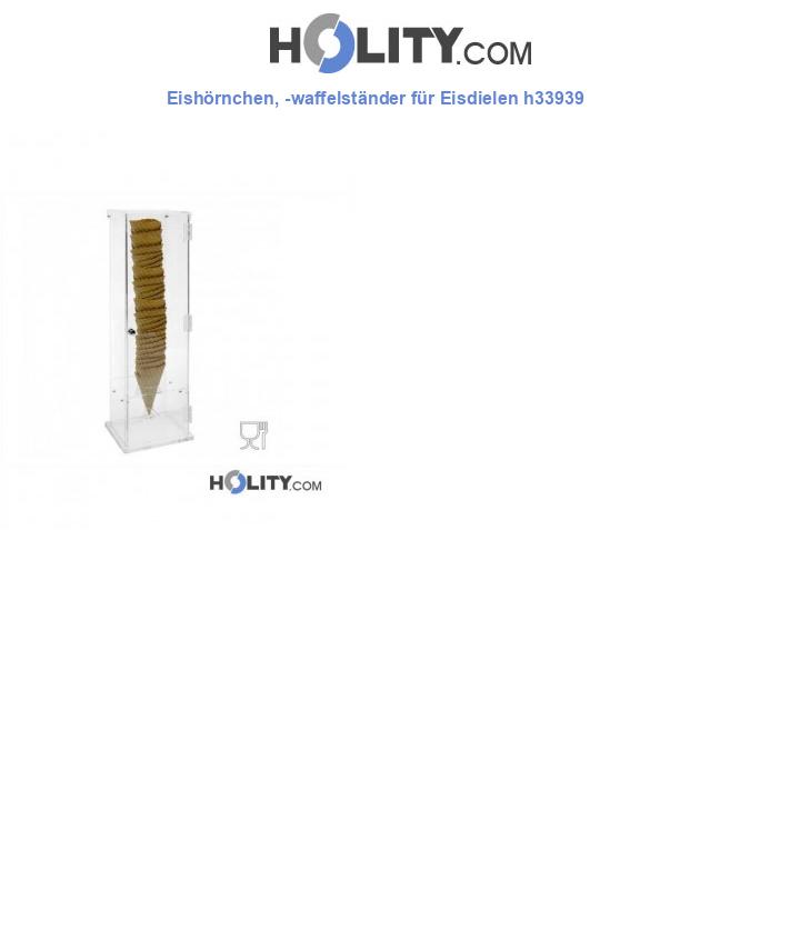 Eishörnchen, -waffelständer für Eisdielen h33939