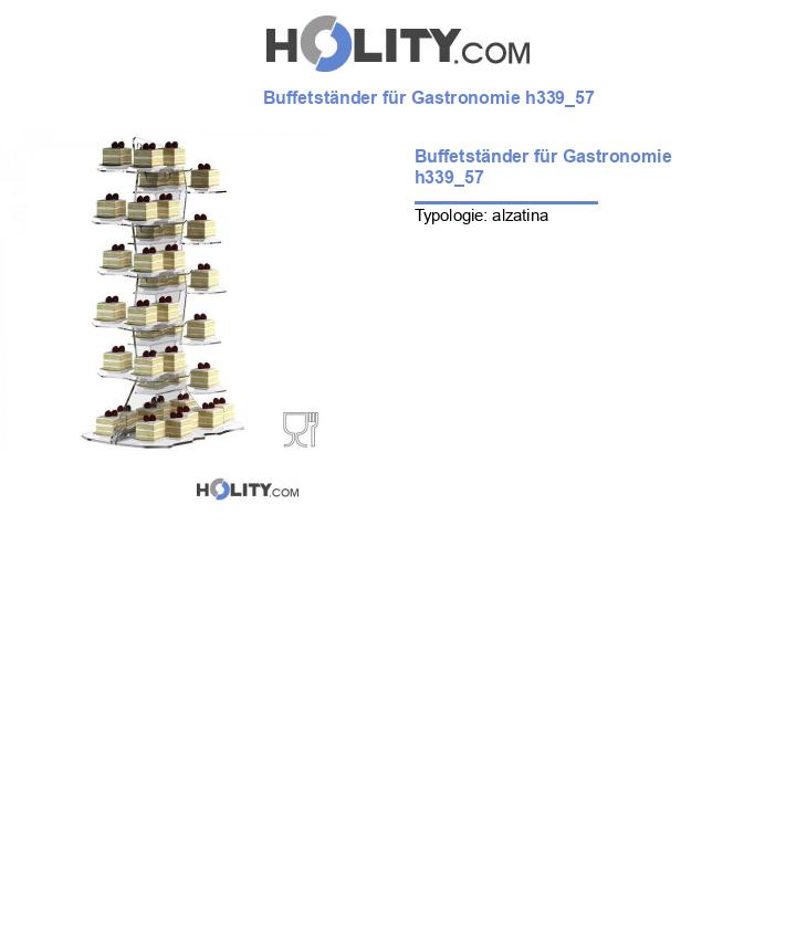 Buffetständer für Gastronomie h339_57