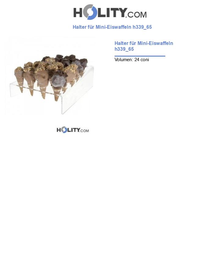Halter für Mini-Eiswaffeln h339_65