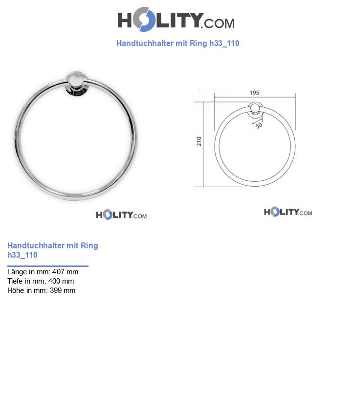 Handtuchhalter mit Ring h33_110