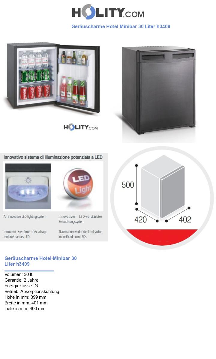 Geräuscharme Hotel-Minibar 30 Liter h3409