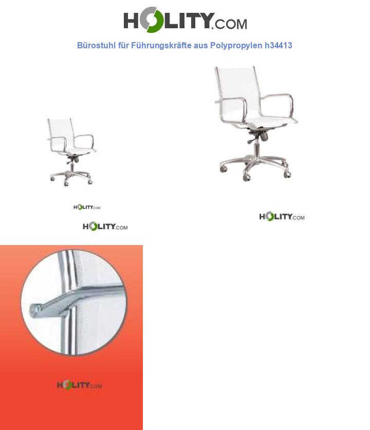 Bürostuhl für Führungskräfte aus Polypropylen h34413