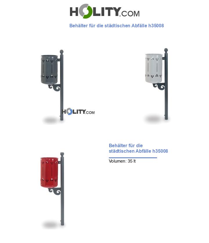 Behälter für die städtischen Abfälle h35008