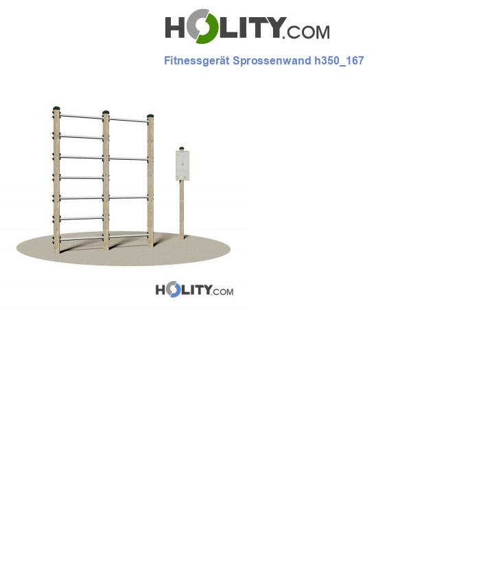 Fitnessgerät Sprossenwand h350_167