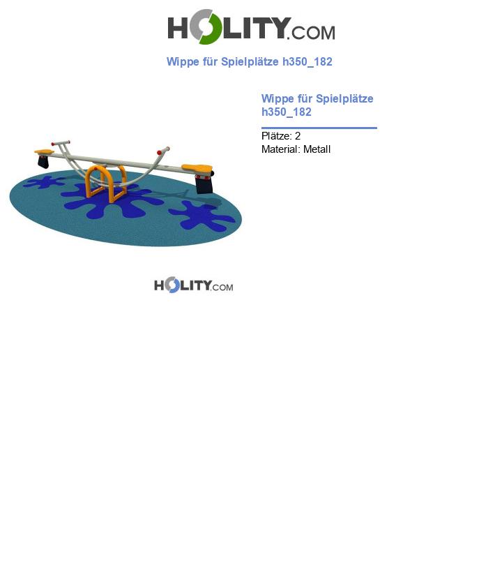 Wippe für Spielplätze h350_182