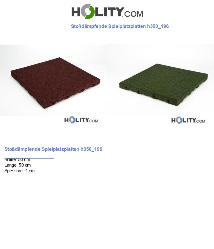 Stoßdämpfende Spielplatzplatten h350_196