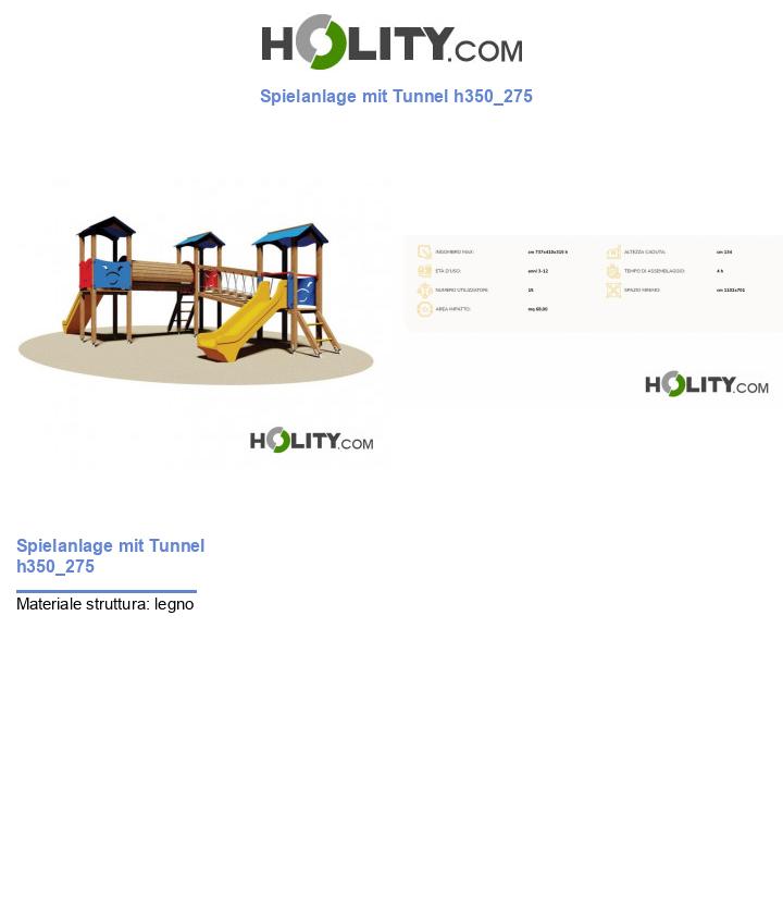 Spielanlage mit Tunnel h350_275
