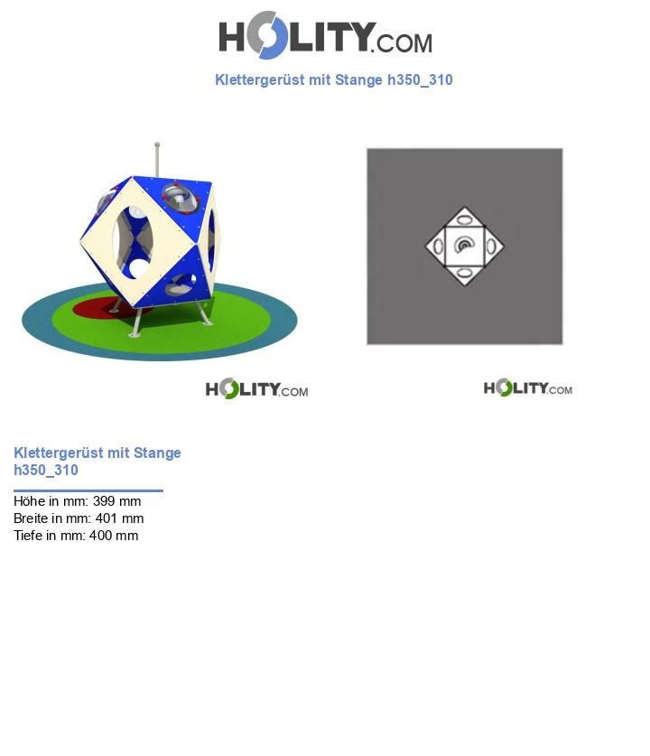 Klettergerüst mit Stange h350_310