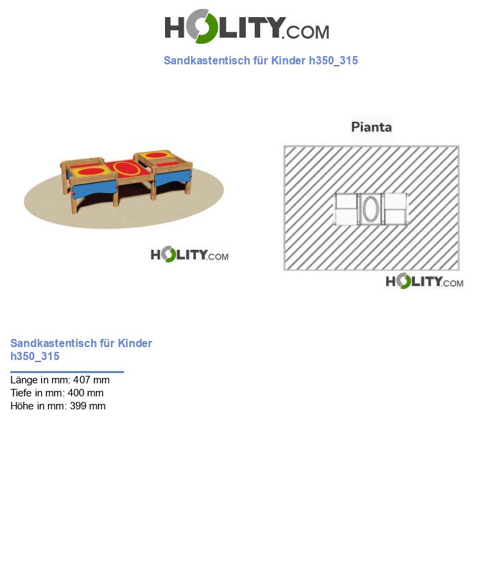 Sandkastentisch für Kinder h350_315