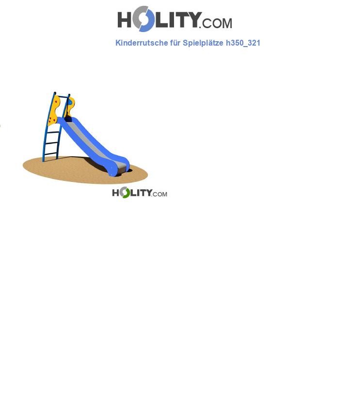 Kinderrutsche für Spielplätze h350_321