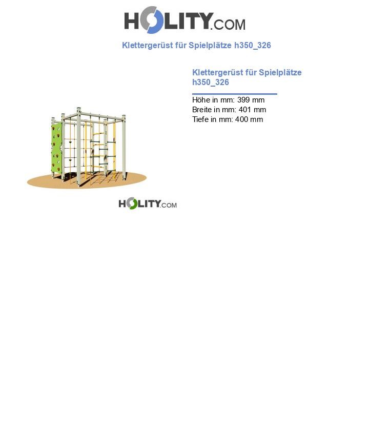 Klettergerüst für Spielplätze h350_326
