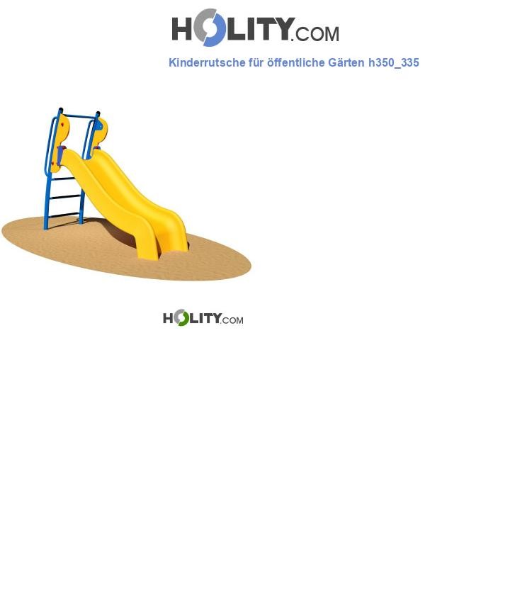 Kinderrutsche für öffentliche Gärten h350_335