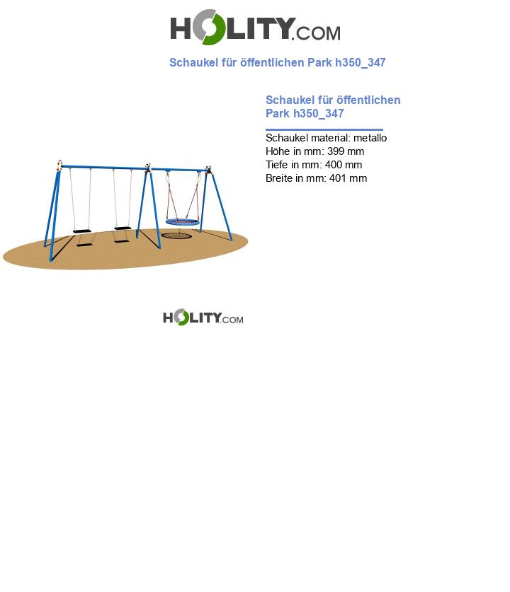 Schaukel für öffentlichen Park h350_347
