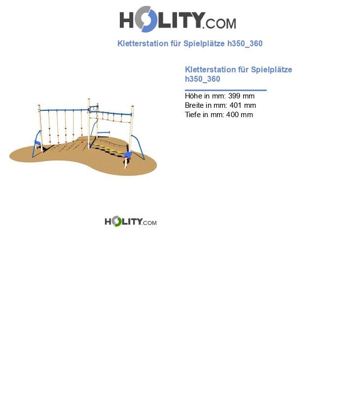 Kletterstation für Spielplätze h350_360