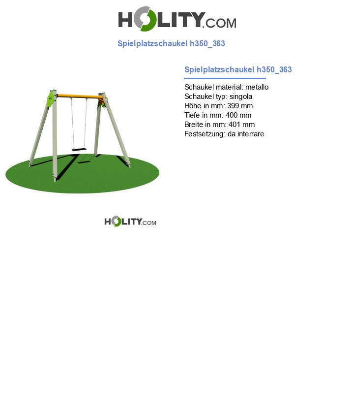 Spielplatzschaukel h350_363