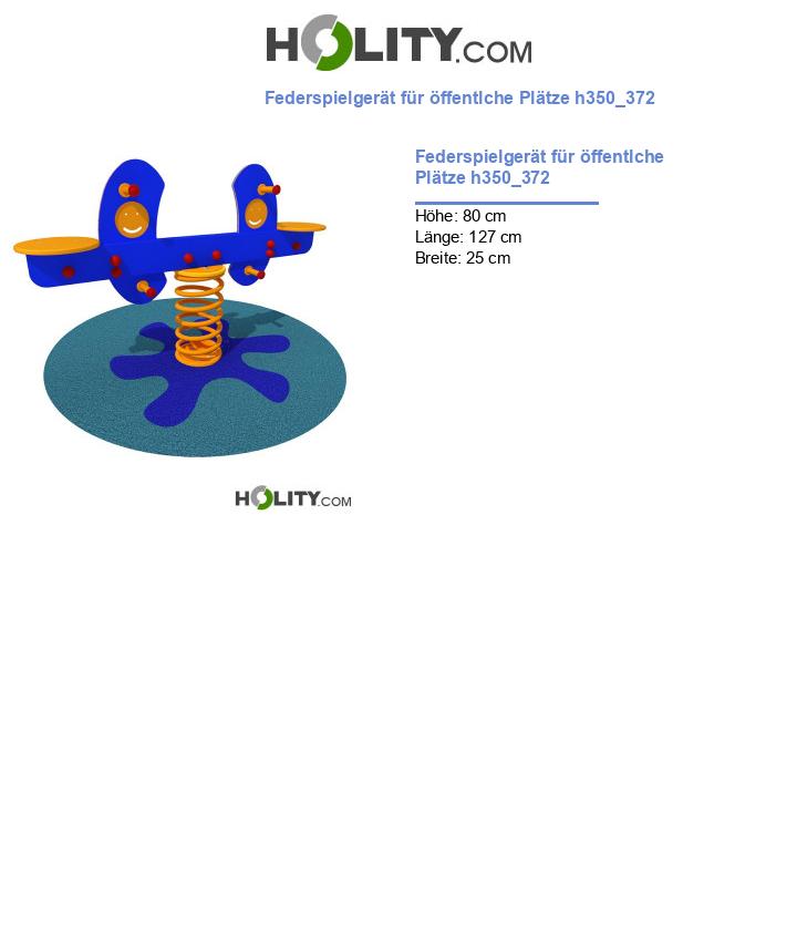 Federspielgerät für öffentlche Plätze h350_372