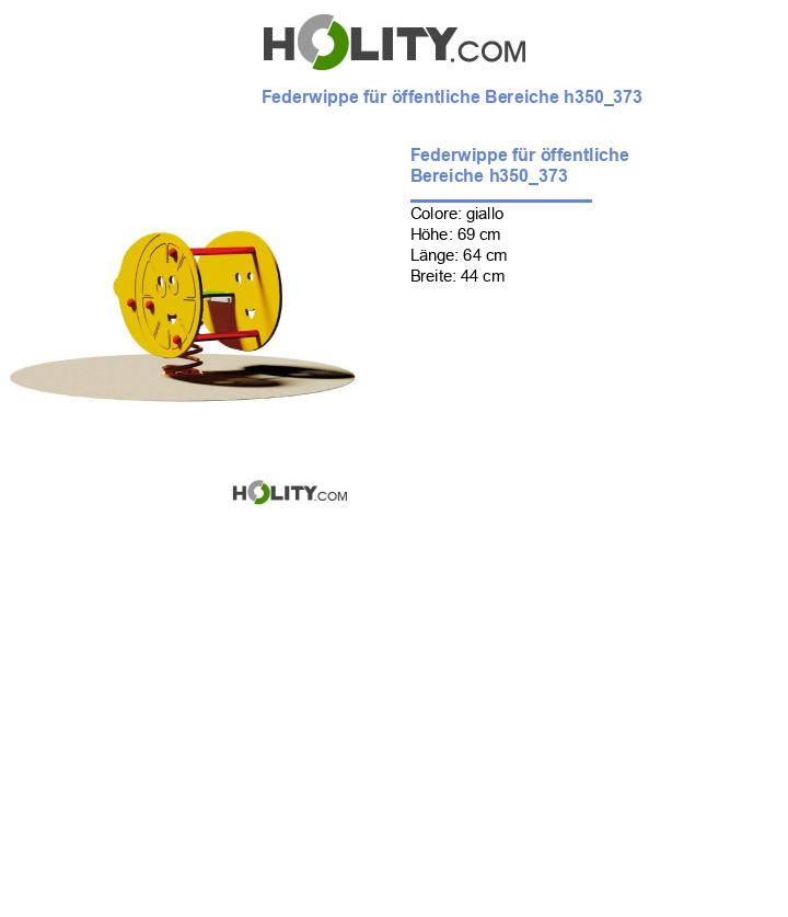 Federwippe für öffentliche Bereiche h350_373