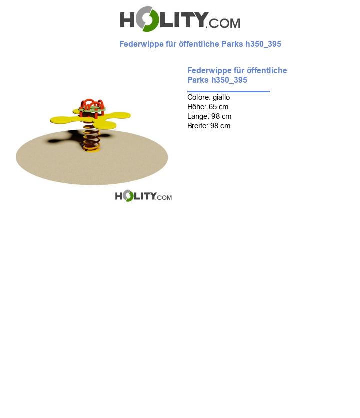 Federwippe für öffentliche Parks h350_395