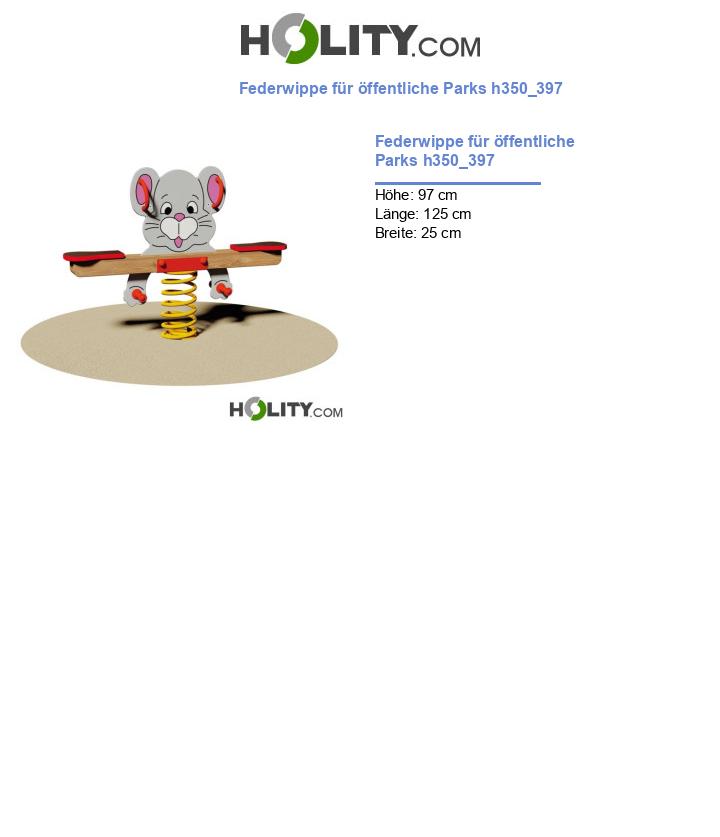 Federwippe für öffentliche Parks h350_397