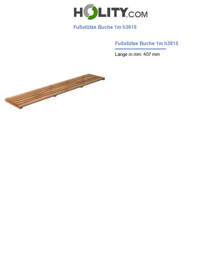 Fußstütze Buche 1m h3615