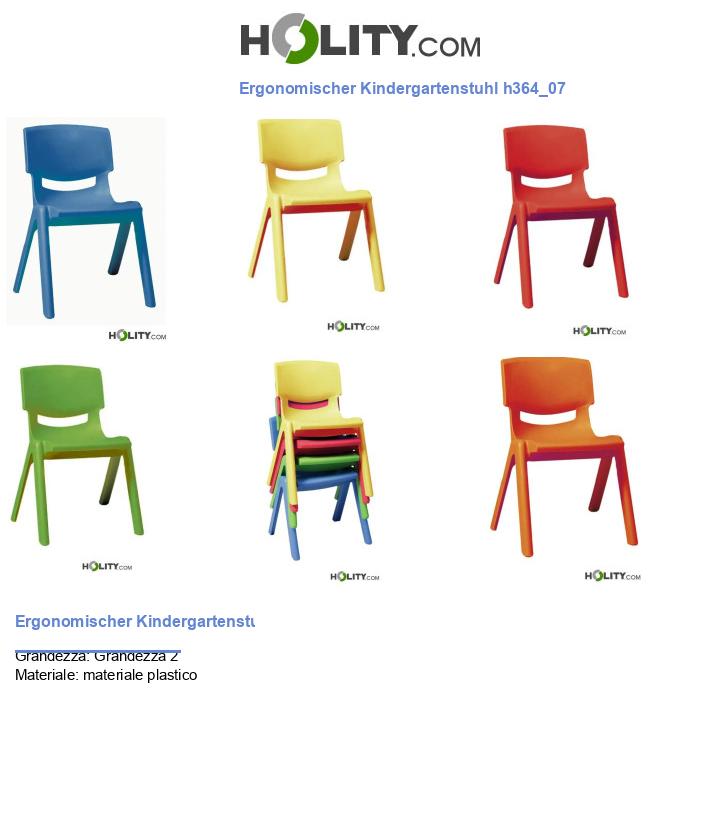 Ergonomischer Kindergartenstuhl h364_07