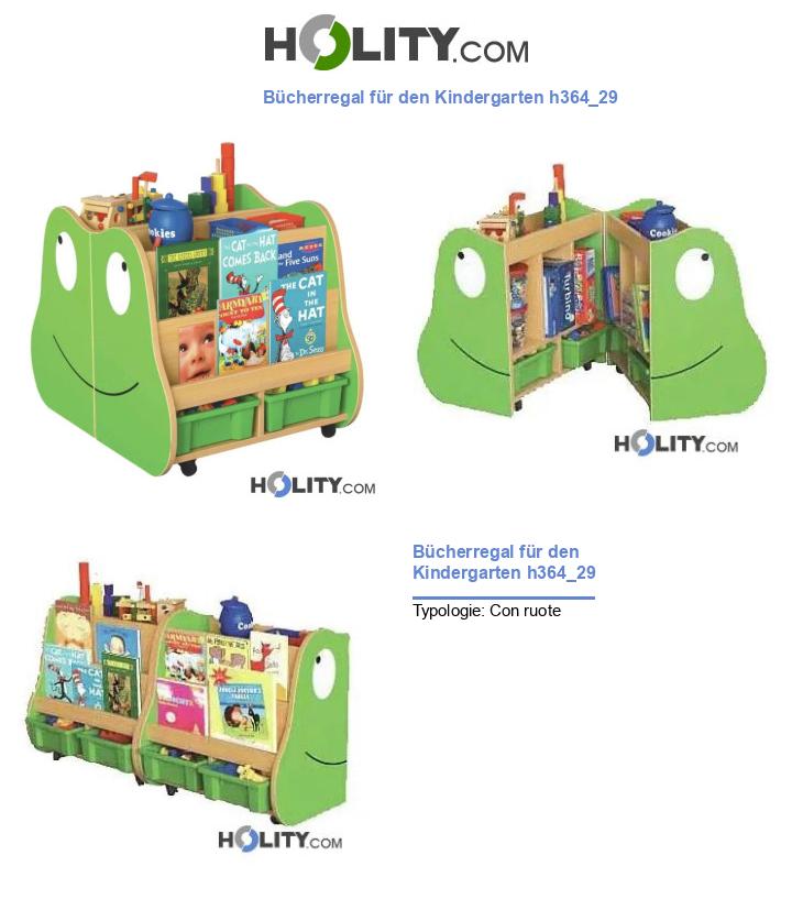 Bücherregal für den Kindergarten h364_29