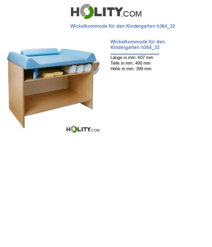 Wickelkommode für den Kindergarten h364_32
