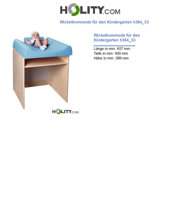 Wickelkommode für den Kindergarten h364_33