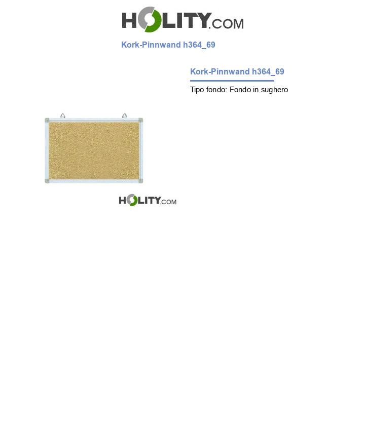 Kork-Pinnwand h364_69