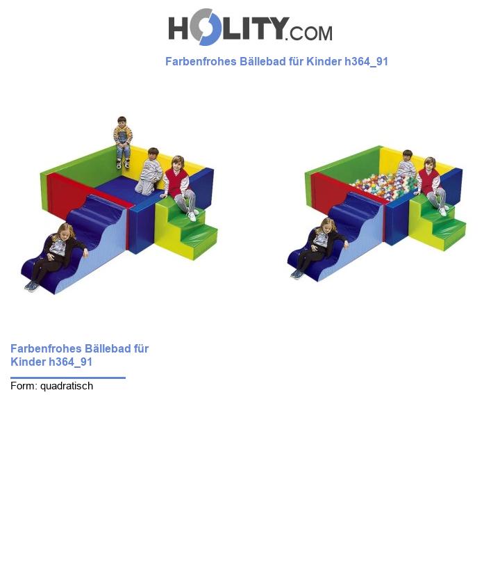 Farbenfrohes Bällebad für Kinder h364_91