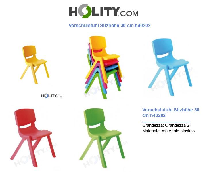 Vorschulstuhl Sitzhöhe 30 cm h40202
