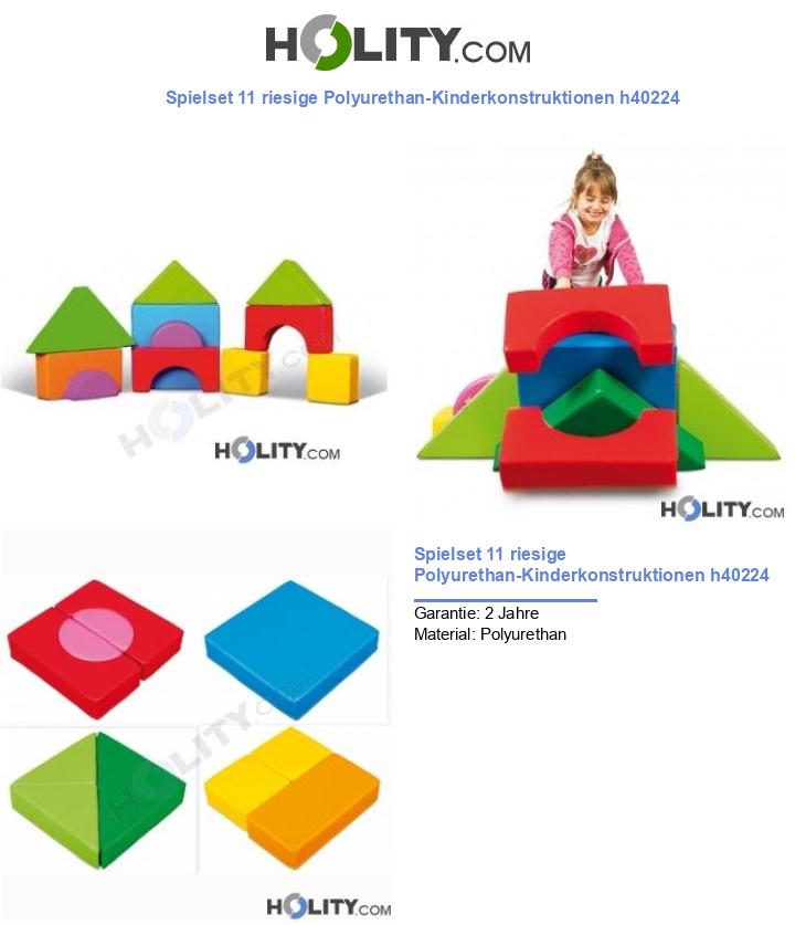Spielset 11 riesige Polyurethan-Kinderkonstruktionen h40224