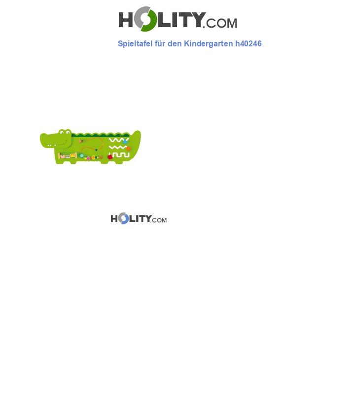 Spieltafel für den Kindergarten h40246