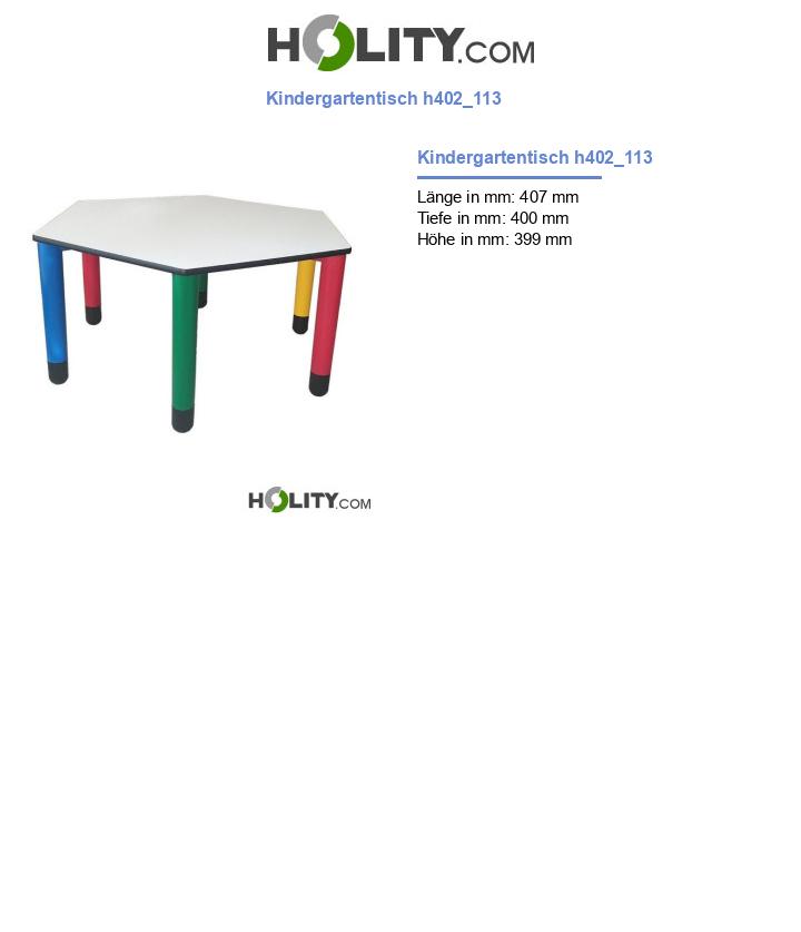Kindergartentisch h402_113