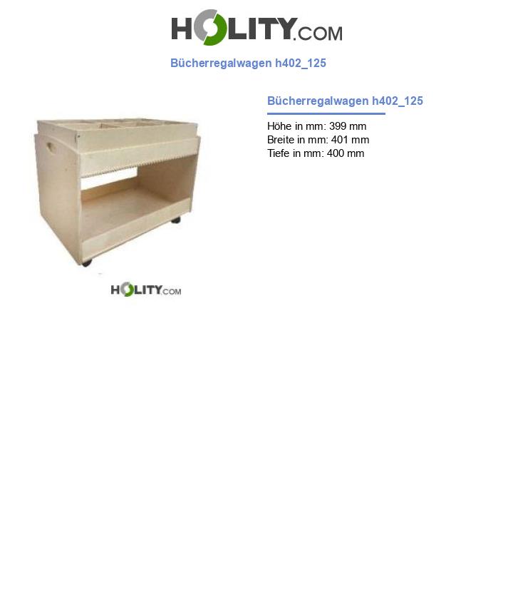 Bücherregalwagen h402_125