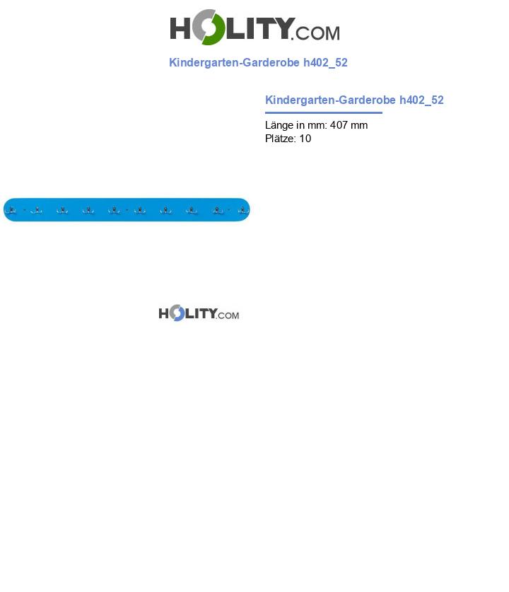 Kindergarten-Garderobe h402_52