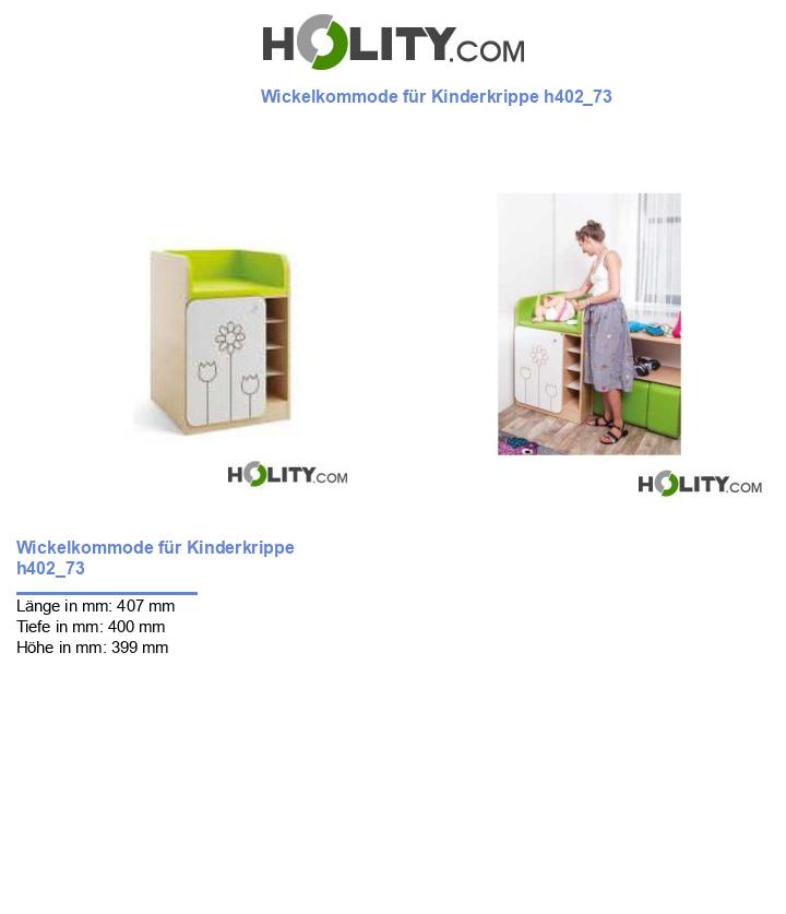 Wickelkommode für Kinderkrippe h402_73