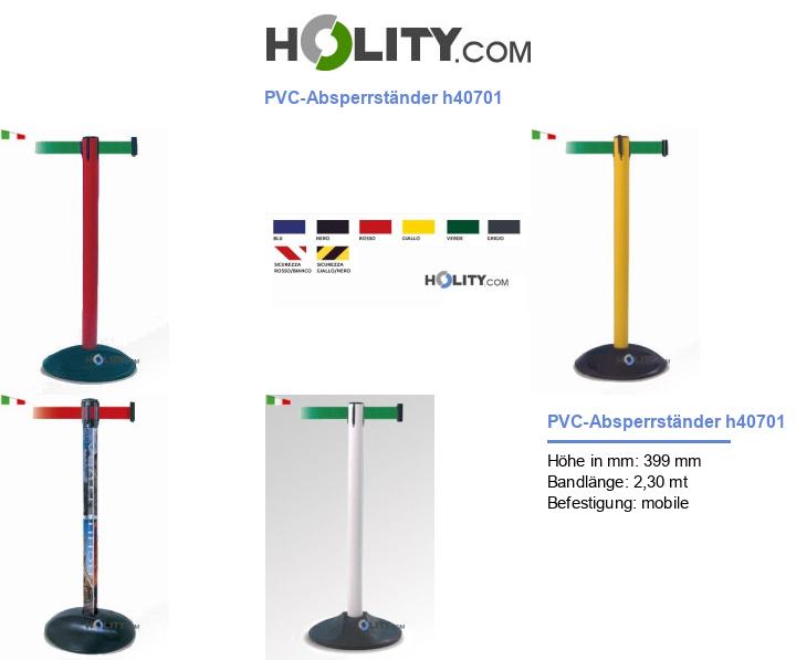 PVC-Absperrständer h40701