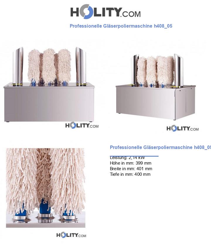 Professionelle Gläserpoliermaschine h408_05