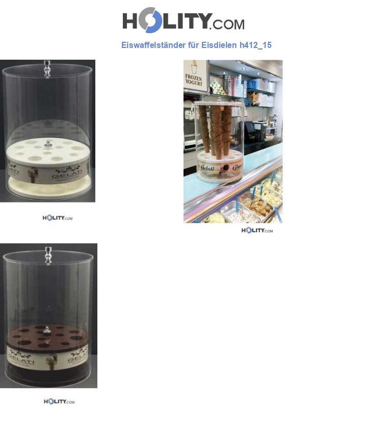Eiswaffelständer für Eisdielen h412_15