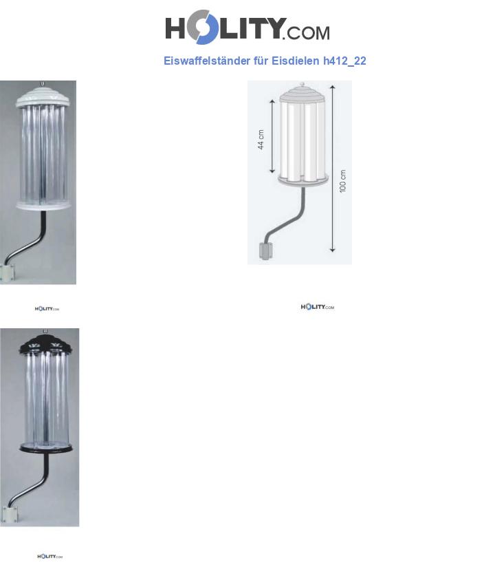 Eiswaffelständer für Eisdielen h412_22