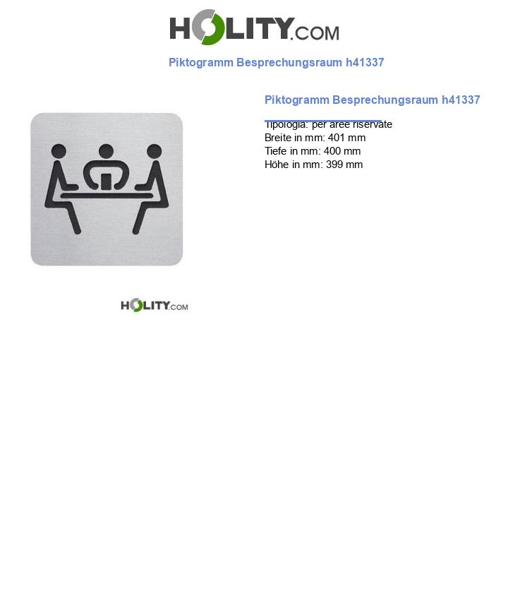 Piktogramm Besprechungsraum h41337