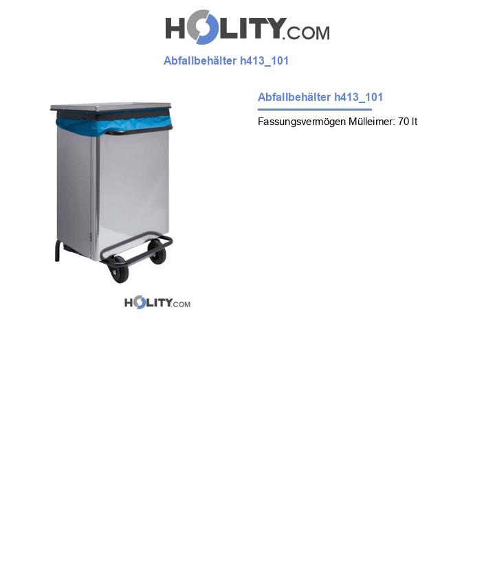 Abfallbehälter h413_101