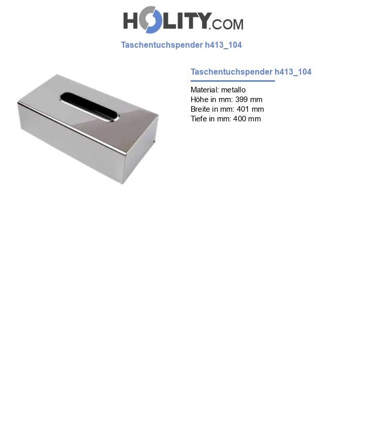 Taschentuchspender h413_104