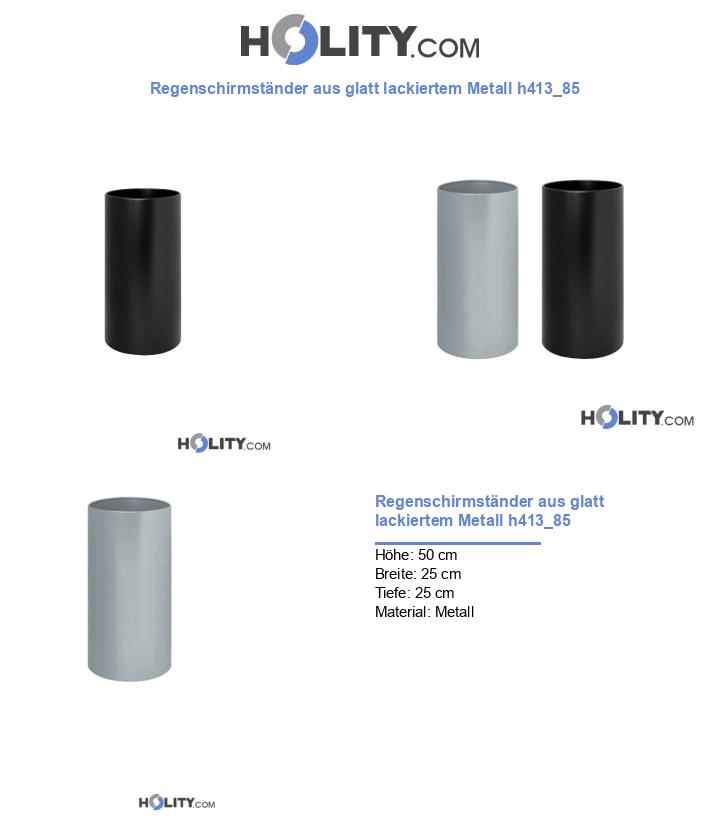 Regenschirmständer aus glatt lackiertem Metall h413_85