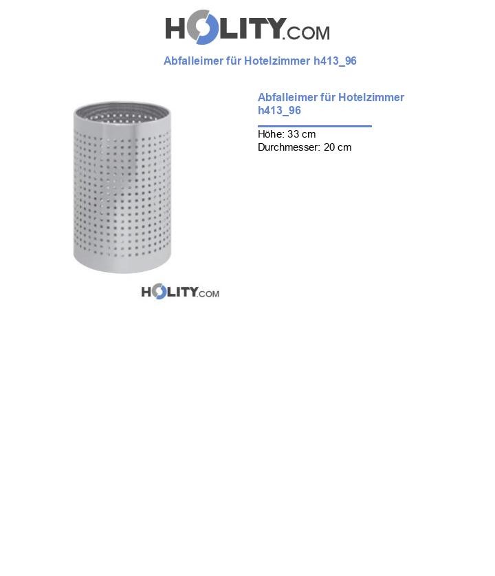 Abfalleimer für Hotelzimmer h413_96